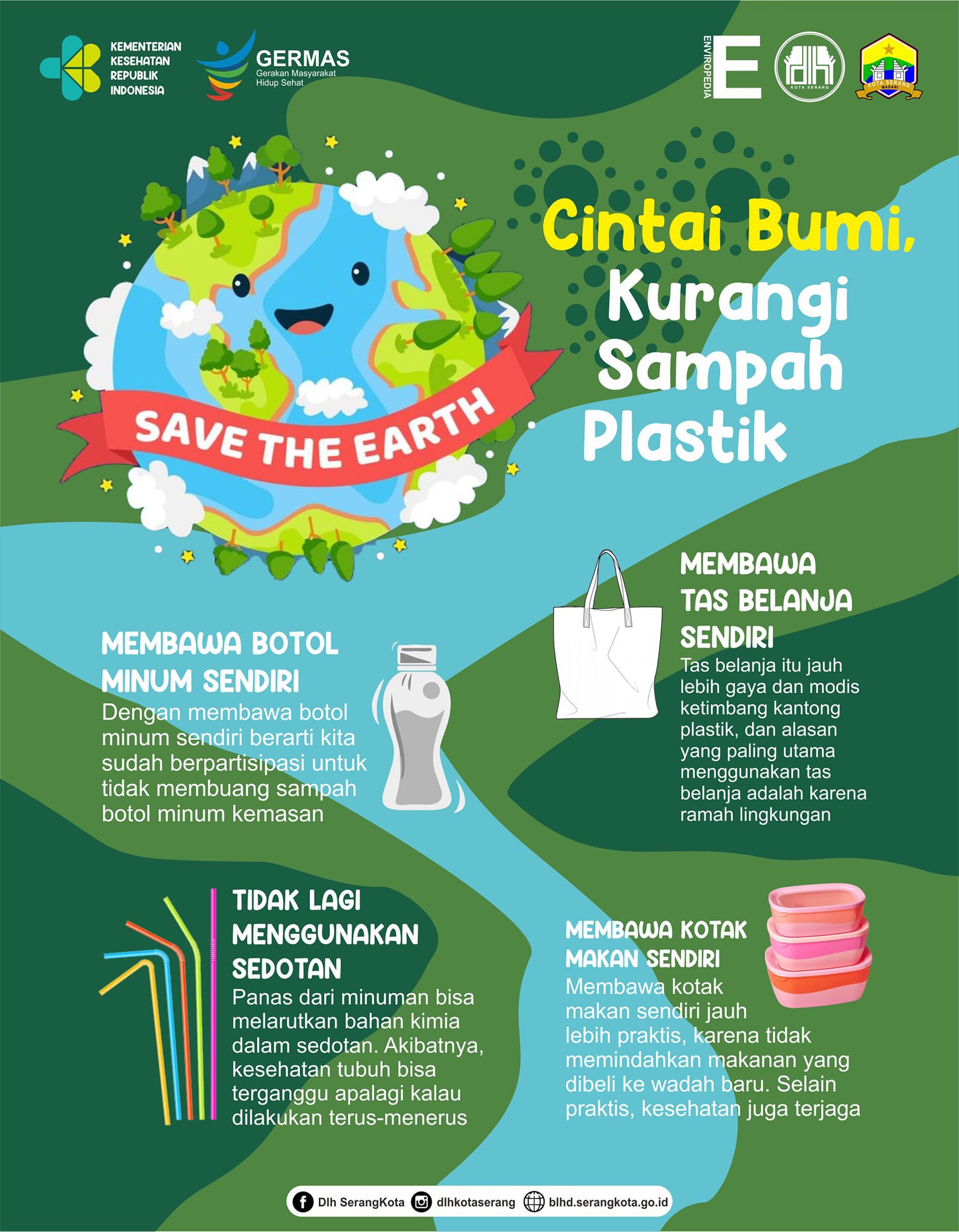 CINTAI BUMI, KURANGI SAMPAH PLASTIK