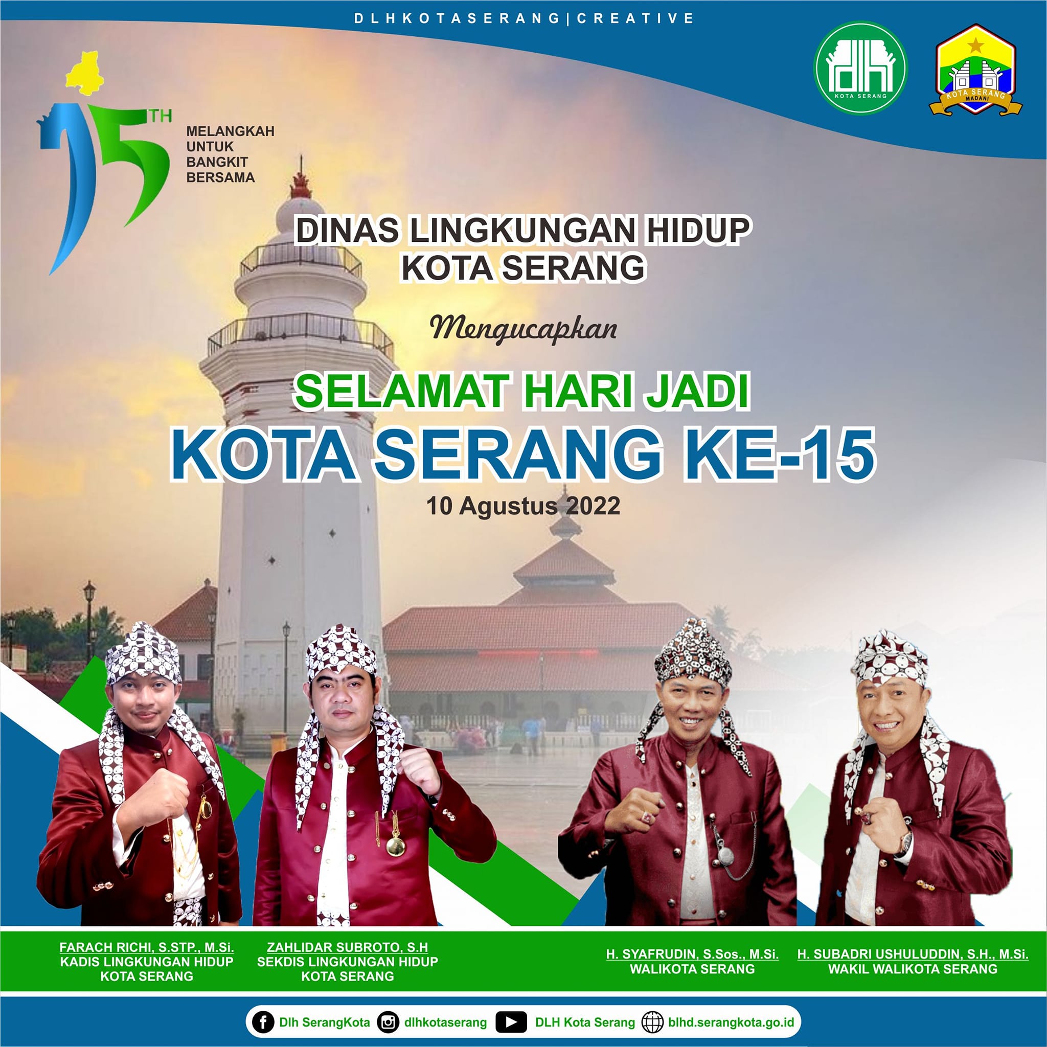 HUT Kota Serang 10 Agustus Tahun 2022