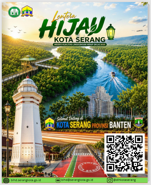 Dinas Lingkungan Hidup Menyusun Deskripsi Ringkas Indeks Kualitas Lingkungan Hidup (IKLH) Tahun 2025 dalam bentuk media Lentera Hijau Kota Serang sebagai gambaran singkat mengenai kondisi kualitas lingkungan hidup daerah.  Lentera Hijau ini memuat gambaran umum IKLH, capaian IKLH Kota Serang Tahun 2025, rekomendasi atau tindak lanjut dalam upaya menjaga dan meningkatkan kualitas lingkungan hidup, serta daftar istilah yang memudahkan pemahaman public Dokumen ini selanjutnya diharapkan dapat menjadi referensi singkat bagi masyarakat dan pemangku kepentingan untuk memahami kondisi Lingkungan hidup di daerah Kota Serang Deskrispsi Ringkas Lentera Hijau IKLH Kota Serang Tahun 2025 dapat diakses melalui tautan berikut : https://bit.ly/4uVSrMX