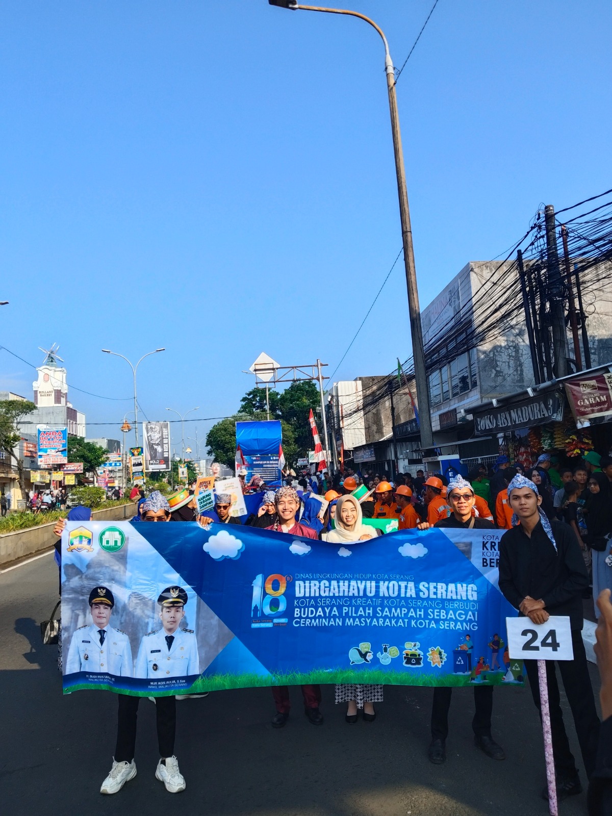 Partisipasi DLH Dalam Pawai Budaya Hari Jadi Kota Serang Ke-18