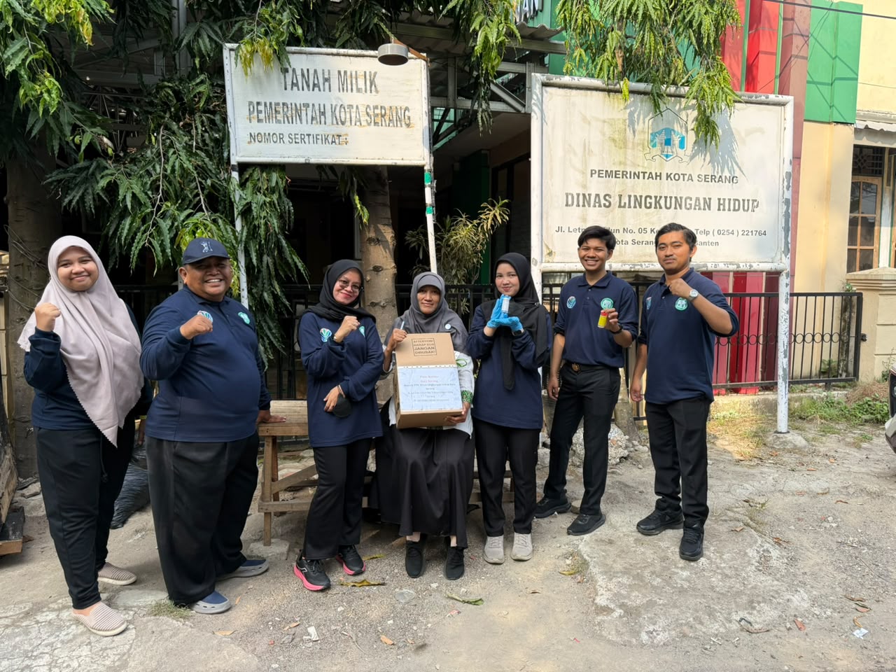 DLH Kota Serang Lakukan Pemantauan Kualitas Udara Menggunakan Passive Sampler